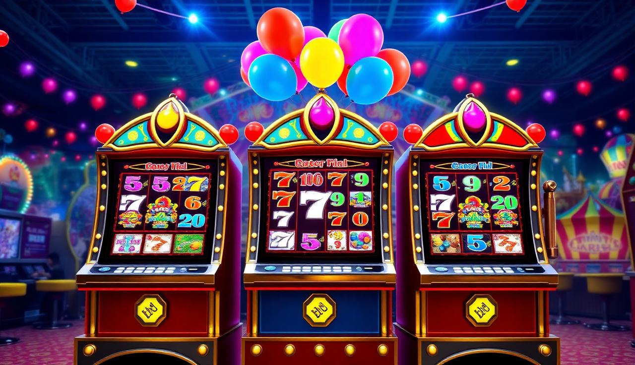 Selección de tragaperras temáticas tipo feria